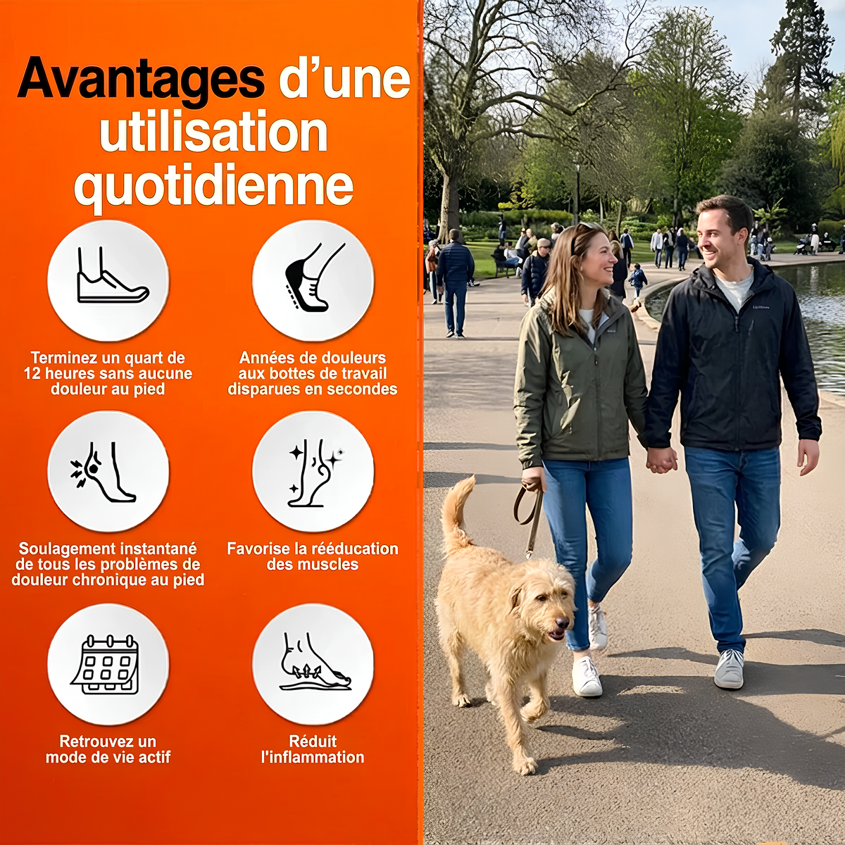 Semelles orthopédiques à mémoire de forme