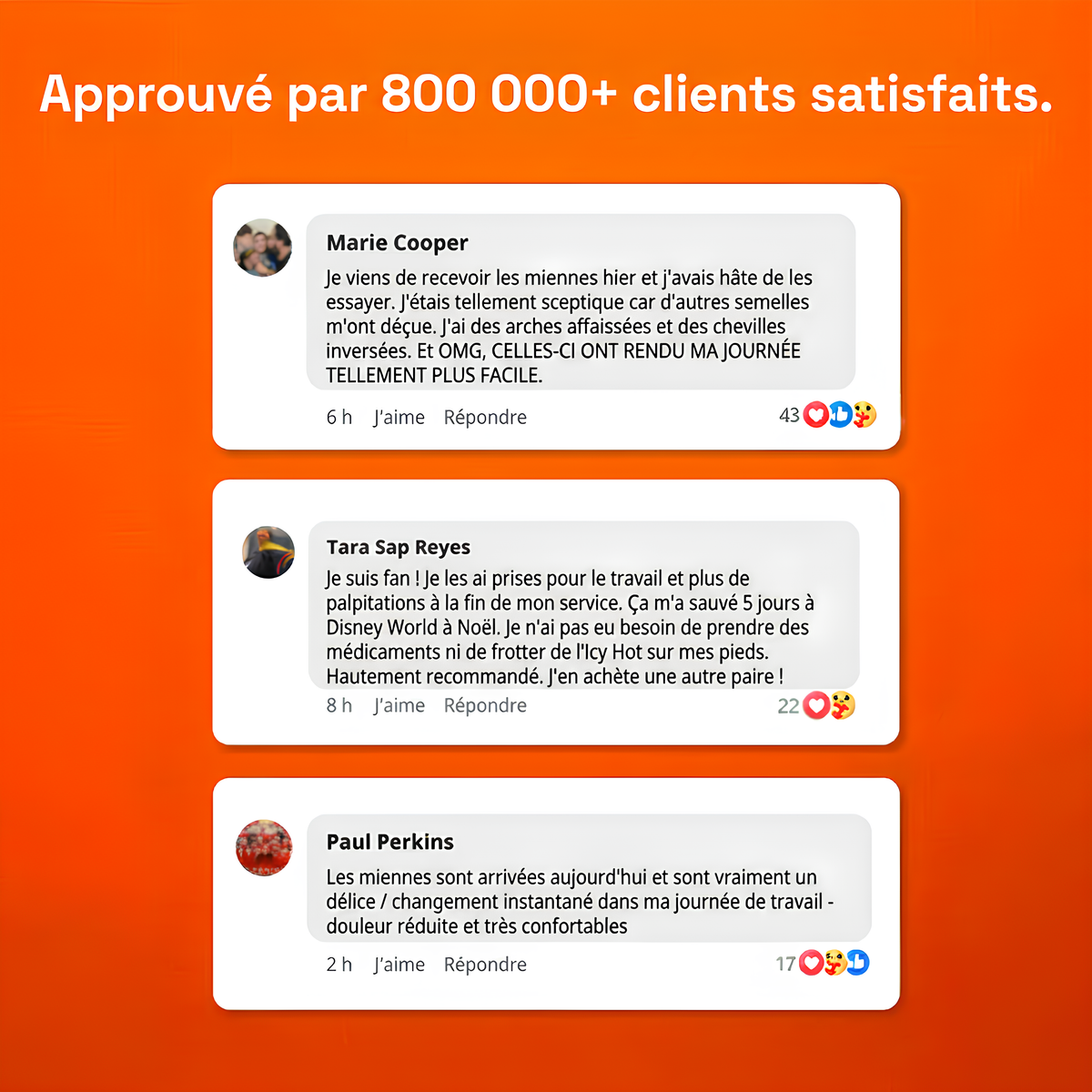 Semelles orthopédiques à mémoire de forme